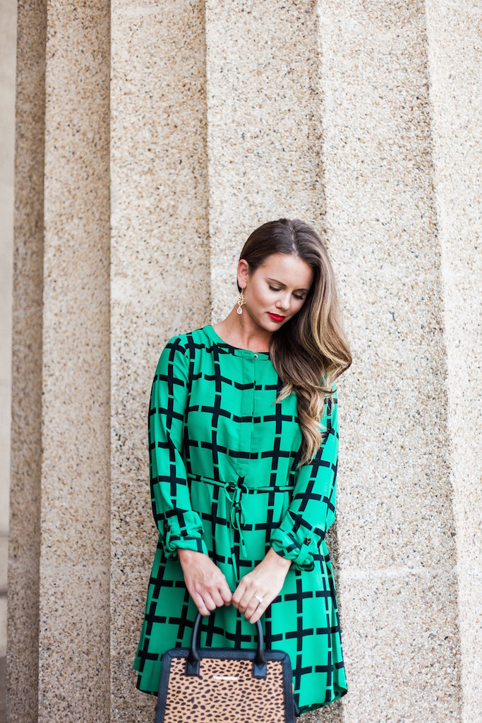 black and green shirt dress & army green formal dress