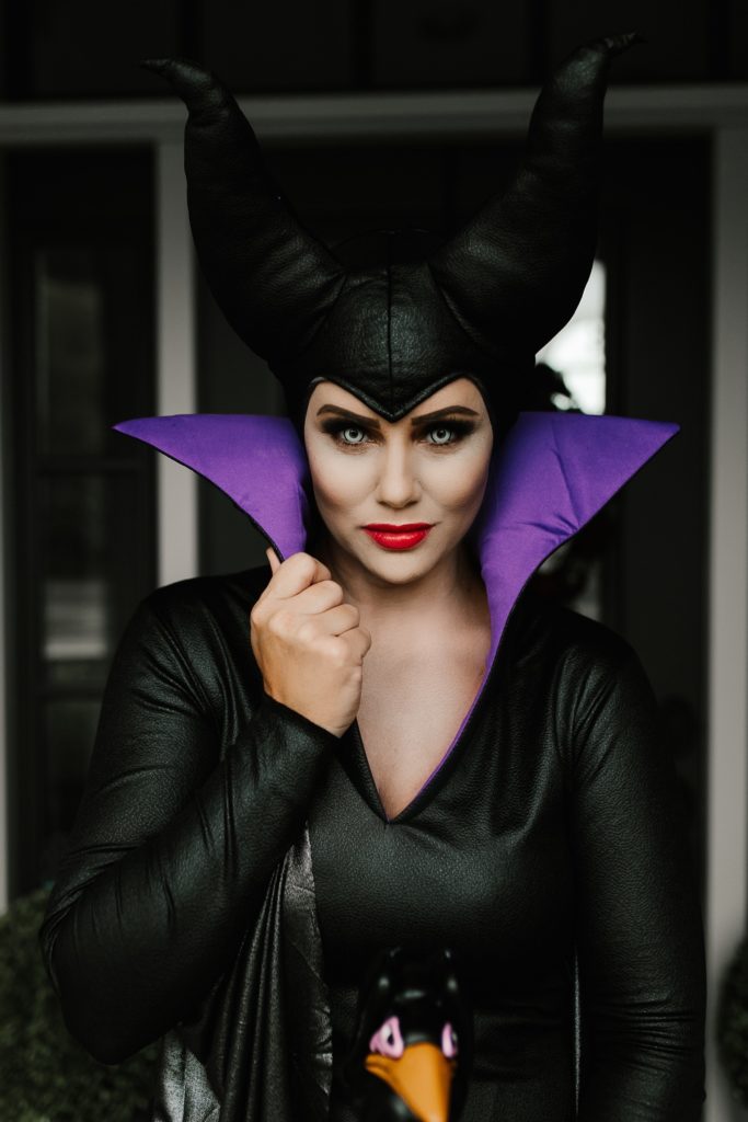 Maleficent Halloween Costume + Makeup | KBStyled